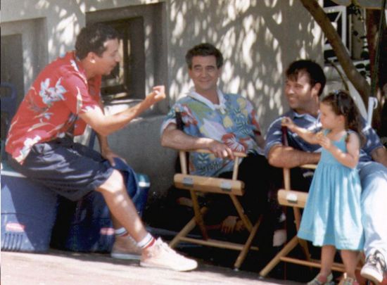LES COLLEGUES - 1998 - Avec Atmen Kelif, Bernard palmi et Naïs à Marseille.