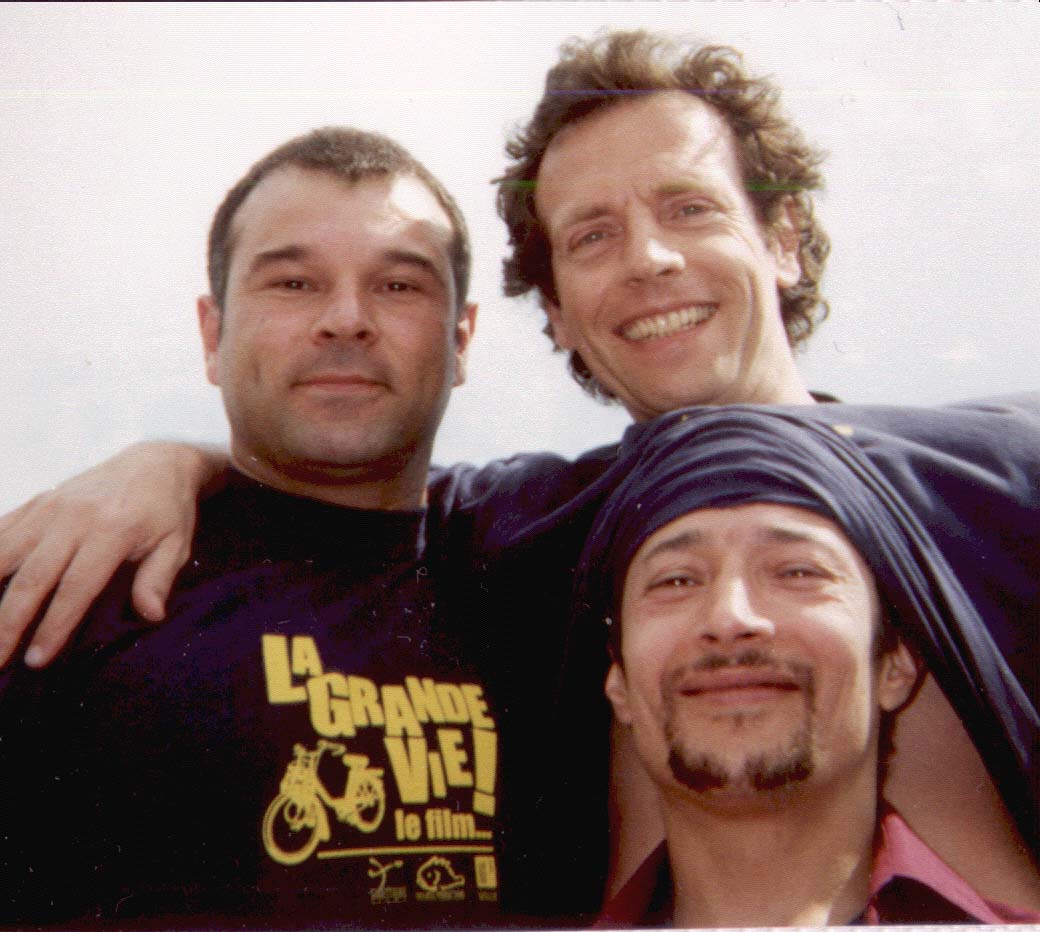 LA GRANDE VIE - 2001 - Avec Stephane Freiss (M. Philippe) et Sacha Bourdo (Marcello) au Martinez à Cannes