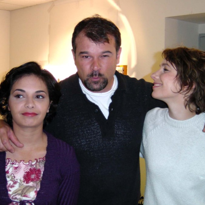 LES ENFANTS DE CHARLOTTE (FR3) - 2002 - Avec Saïda Jawad (Sophie) et Julie-Anne Roth (Charlotte)